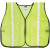 Non-Rated Safety Vest, Hi-Vis Yellow Mesh, Hook & Loop Closure, Universal Size 2XL - 5XL