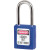 Safety Lockout Padlock 1-1/2" Shackle, Blue, Keyed Differently