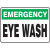 10 X 14 EMERGENCY EYE WASH PLASTIC SIGN
