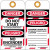 6" x 3" Bilingual English/Spanish Do Not Start Lockout Tags, Unrippable Vinyl