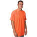 Non-Rated T-Shirt, Wicking Polyester Mesh, Hi-Vis Orange, Large