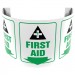 6" First Aid 180° Projection™ Sign