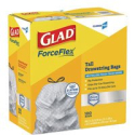 Glad® ForceFlex® / Kitchen Size Trash Bags